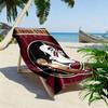 Florida State Seminoles Print Beach Towel, Large Soft Quick Dry Towel for Beach Camping Swimming
