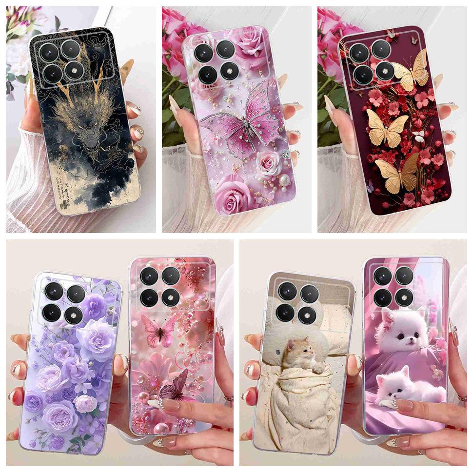 Cartoon Design For Redmi K70 5G 23113RKC6C Case Luxury Fashion Silicone Shell For Redmi K70 K70 Pro 23117RK66C TPU Back Cover