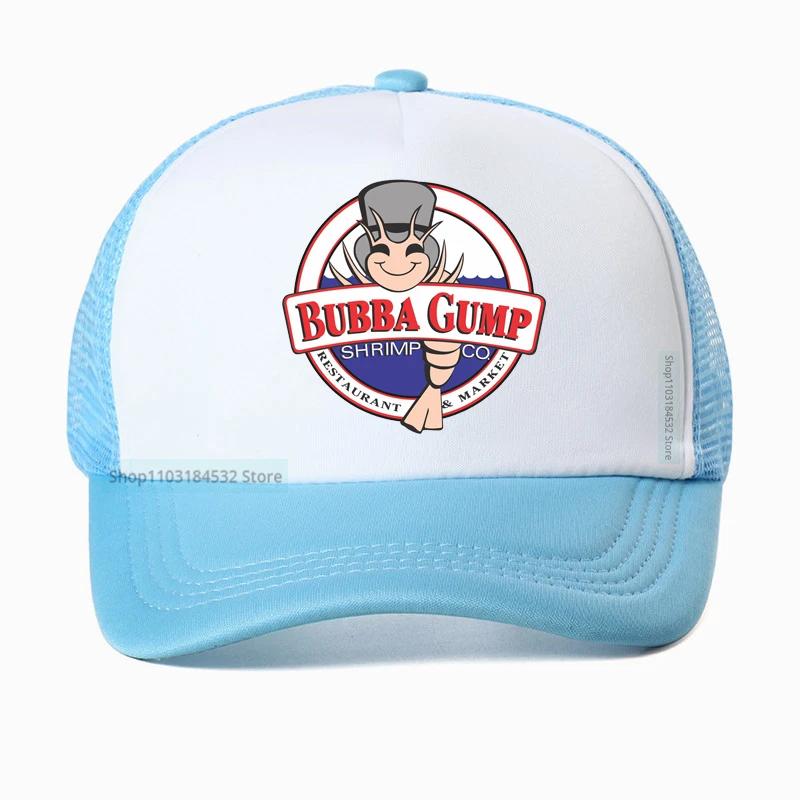 

Bubba Gump Baseball Cap Shrimp Co print Hat Forest Gump Mesh Breathable Hats shrimp Trucker caps Adjustable