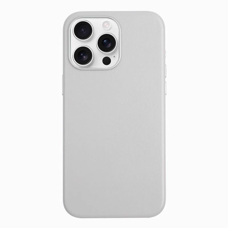 Magnetic Phone Case IPhone 17 16 15 With MagSafe Compatible Leather Back Cover Shockproof Slim Design