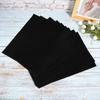 10PCS Black Adhesive Flannel Wear-Resistant Soft Fabric Self Adhesive Felt 8.3x11.8 Inches Jewelry Box Liner Jewelry Storage