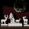 Silicone Christmas Molds Christmas Tree Elk Plaster Casting Molds Kit Easy Release Holiday Crafting Tools For Epoxy Resin