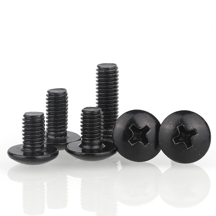 304 Stainless Steel Dacromet Black Phillips Mushroom Head Screw Bolt