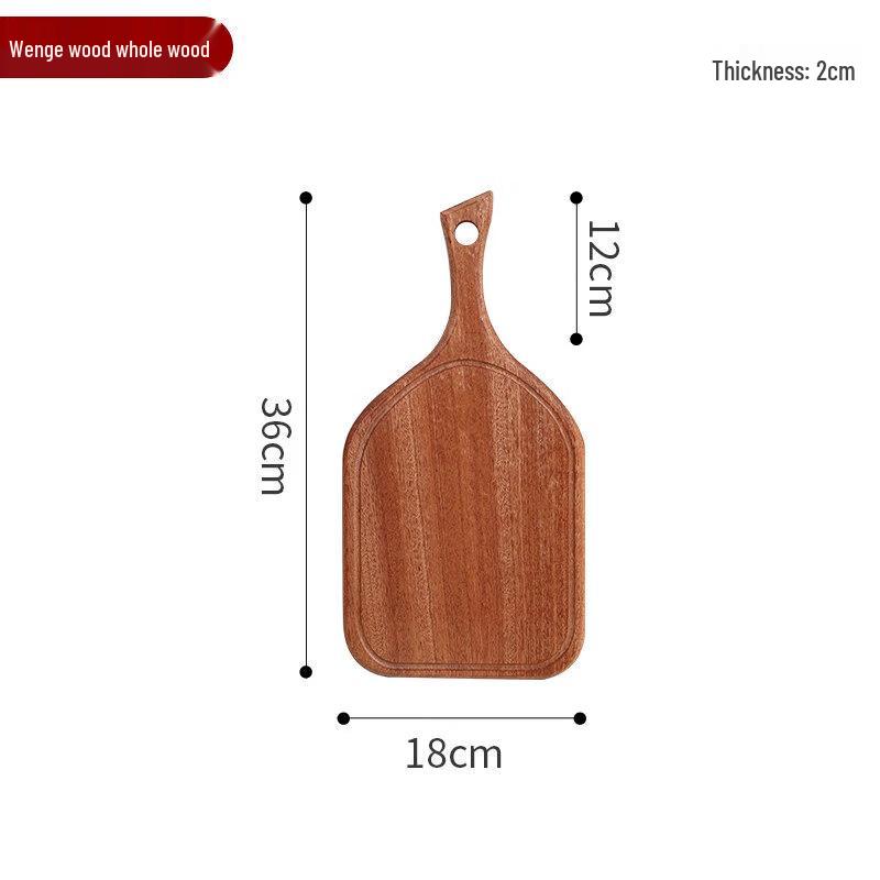 Qiwei Solid Wenge Wood & 304 Stainless Steel Cutting Board