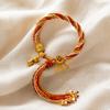 DIY Adjustable Vintage Bracelet Multi-color Hand-woven Bracelet Adjustable Bracelet  All Seasons
