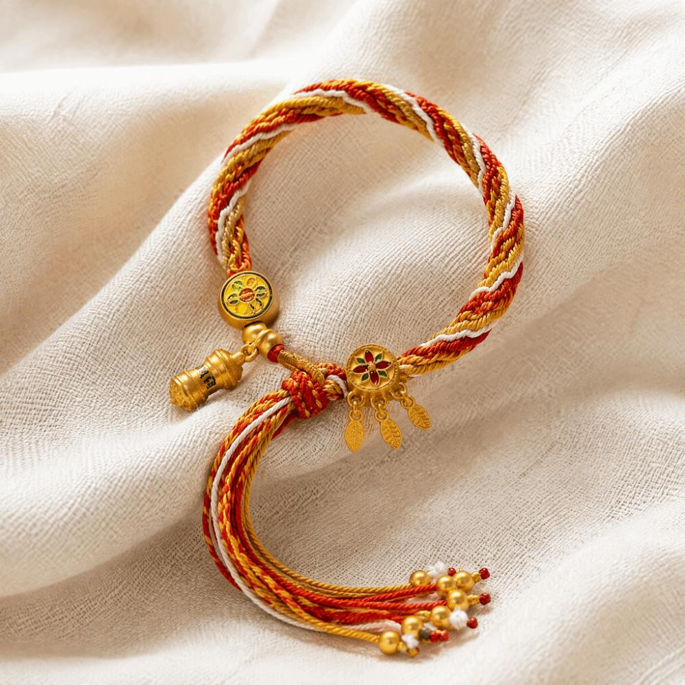 DIY Adjustable Vintage Bracelet Multi-color Hand-woven Bracelet Adjustable Bracelet All Seasons