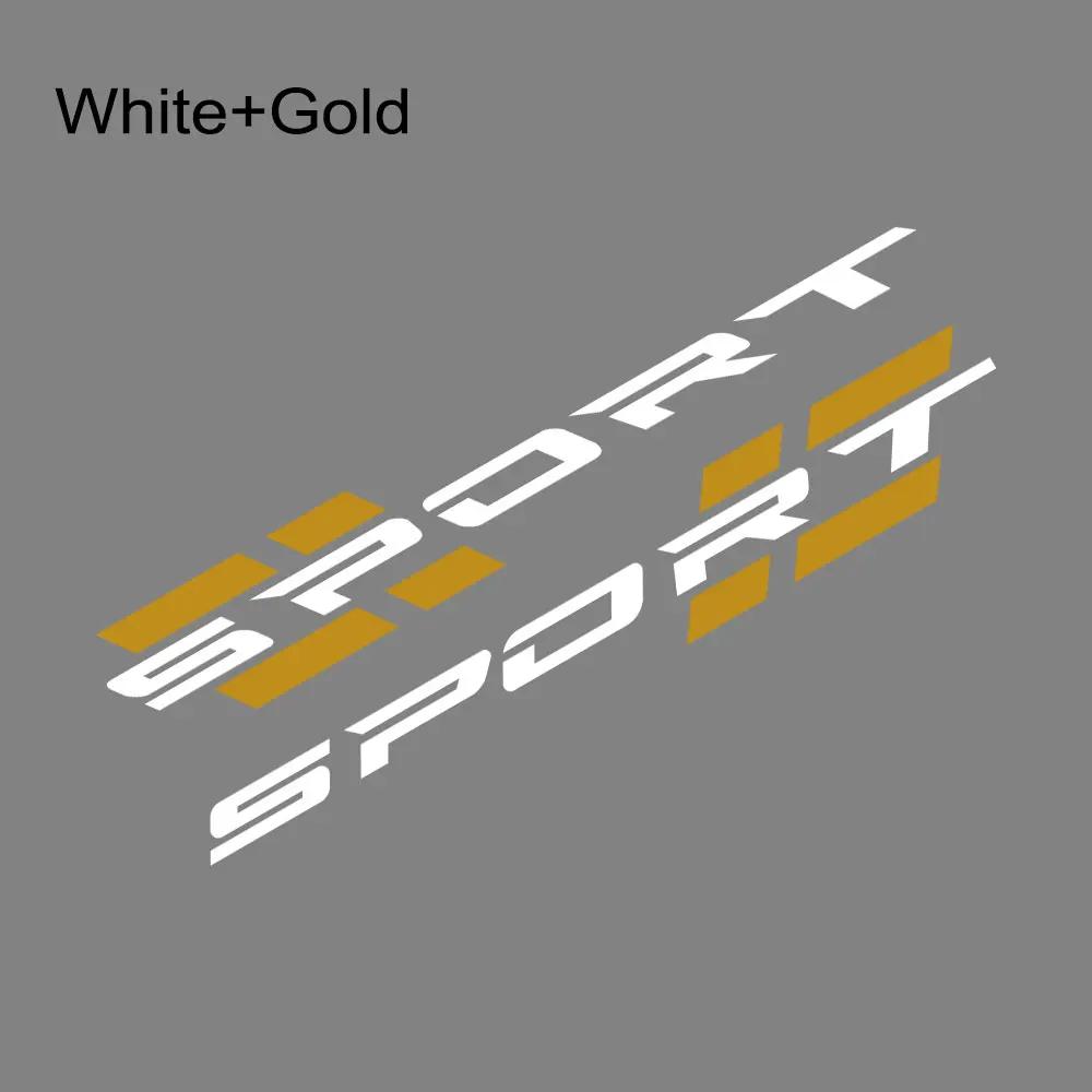 2 PCS Car Sport Styling Stickers Creative Vehicle Window Vinyl Film Decals Racing Tuning  Exterior Decoration Decals Accessories
