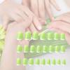 Fashionable French Style Nail Art Tips In White Edge Design 24 Pieces Set S113