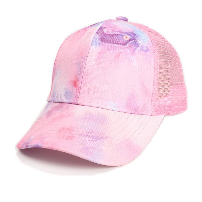New Fashion Colorful Tie-Dye Baseball Cap Spring Men'S And Women'S Trend Lovers Hat Outdoor Sports Adjustable Sun Graffiti Bones