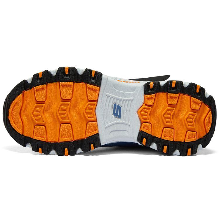 Skechers Velcro Comfortable Versatile Shock Absorbing High Top Outdoor Shoes Kids Shoes Light-Blue 660092L-BKLB