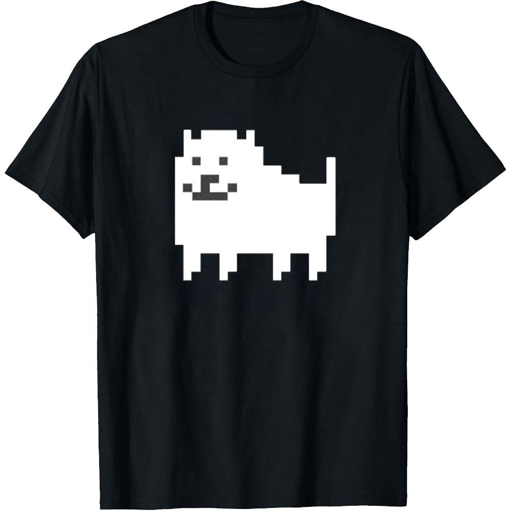 T-shirt Undertale Cane Fastidioso Cucciolo Pixel Gioco di Ruolo Fan Regalo Magliette Grafiche Donna Uomo Moda Estiva Casual Cotone Top Maglietta