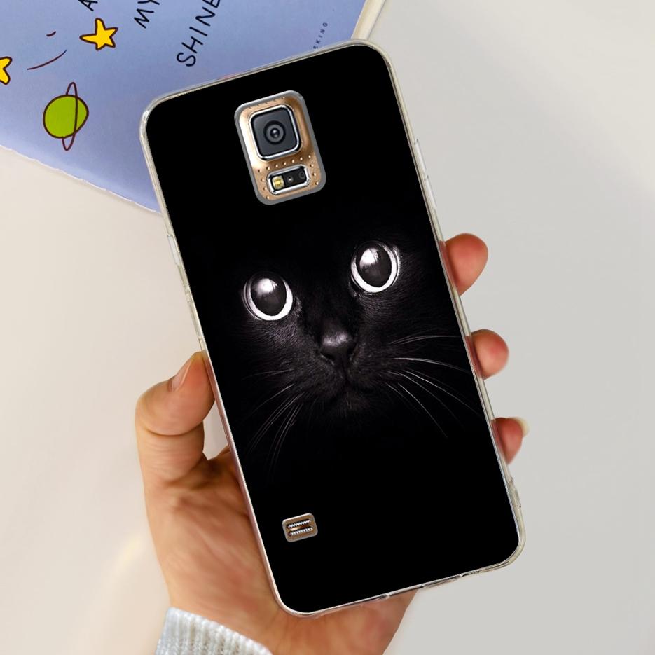 For Samsung Galaxy S5 Case G900F G900I G900M G900A G900T Cute Painted Cover Soft TPU Phone Case For Samsung S5 S 5 GalaxyS5 Bags