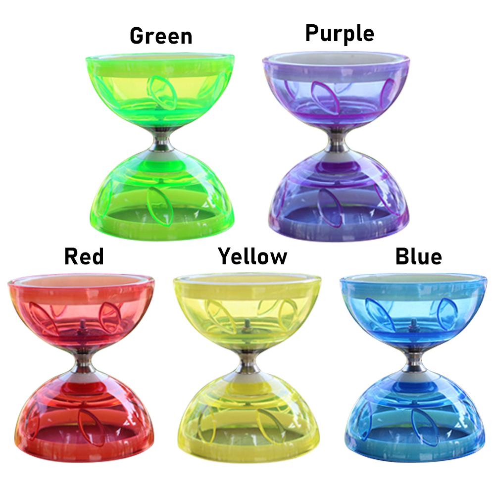 Chinesisches Yo-Yo aus Leder, weiches Diabolo-Spielzeug, Bodybuilding, chinesisches Diabolo-Kind