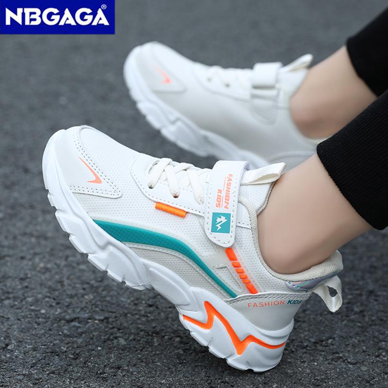 Fashion Children's Leather Sneakers Sport Kids Boys Girls Casual Shoes Breathable Non Slip School Walkiing Footwear