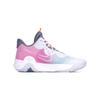 Nike KD Trey 5 IX Cushioning Abrasion Resistant Breathable Mid top Basketball Shoes Unisex Pink Blue CW3402-011(Team408-)