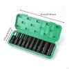 11 Pieces Deep Socket Set Metric Impact HighTurning Power Tool for Mechanics, Amateur