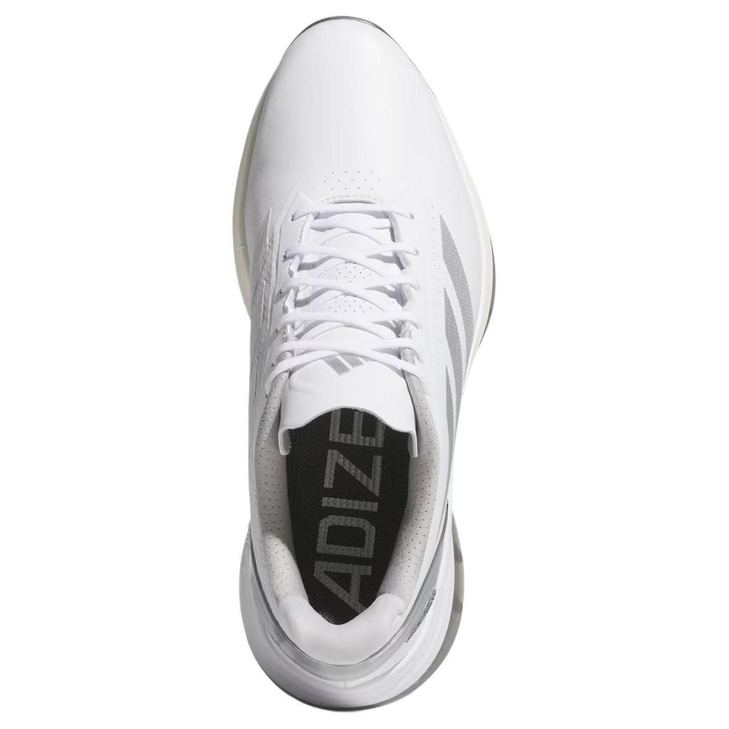 Adidas Adizero ZG Spikeless Golf White Silver Metallic Kids Sneakers Cloud-White Grey-Three IE3528