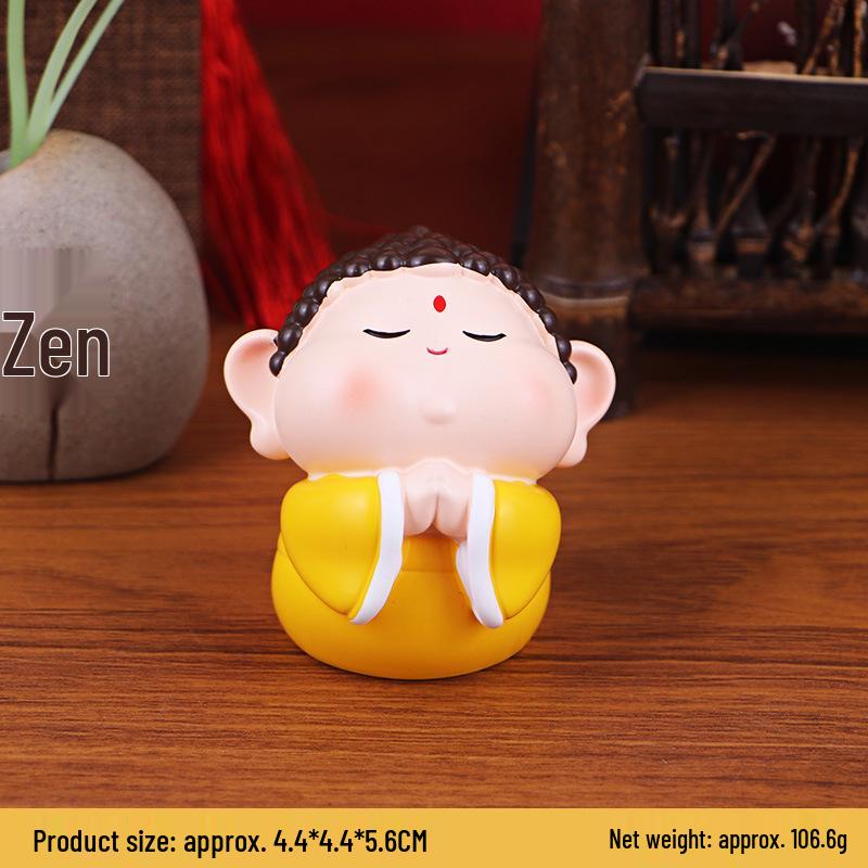 

2024 Five-Way God of Wealth Small Ornament for Home, Office, or Car Desk - Attracts Prosperity Original