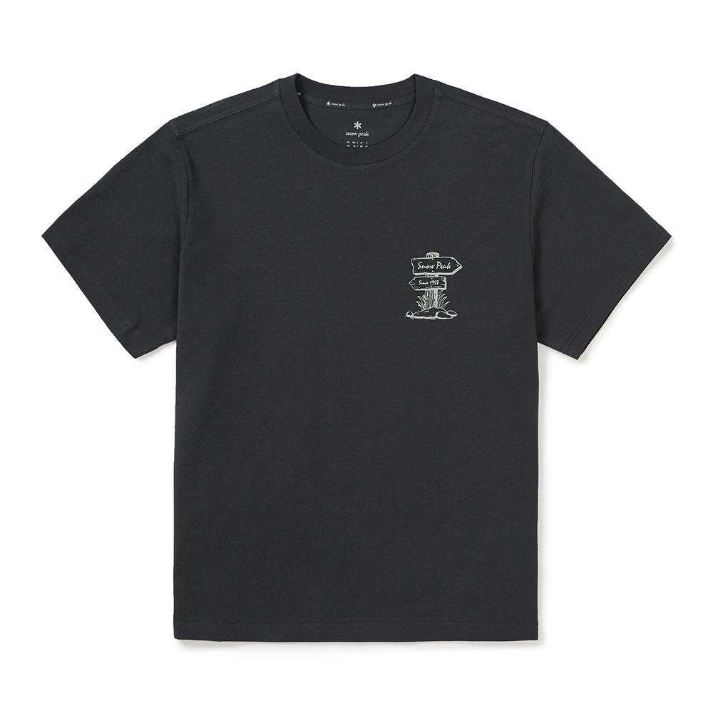 [Snowpeak] Sorona Camper Short Sleeve T-Shirt Dark Charcoal (S25MMFTS06)