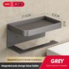Toilet Tissue Box Wall Mounted Non Perforated Iron Tissue Holder Toilet Roll Paper Storage Rack Household Storage Products