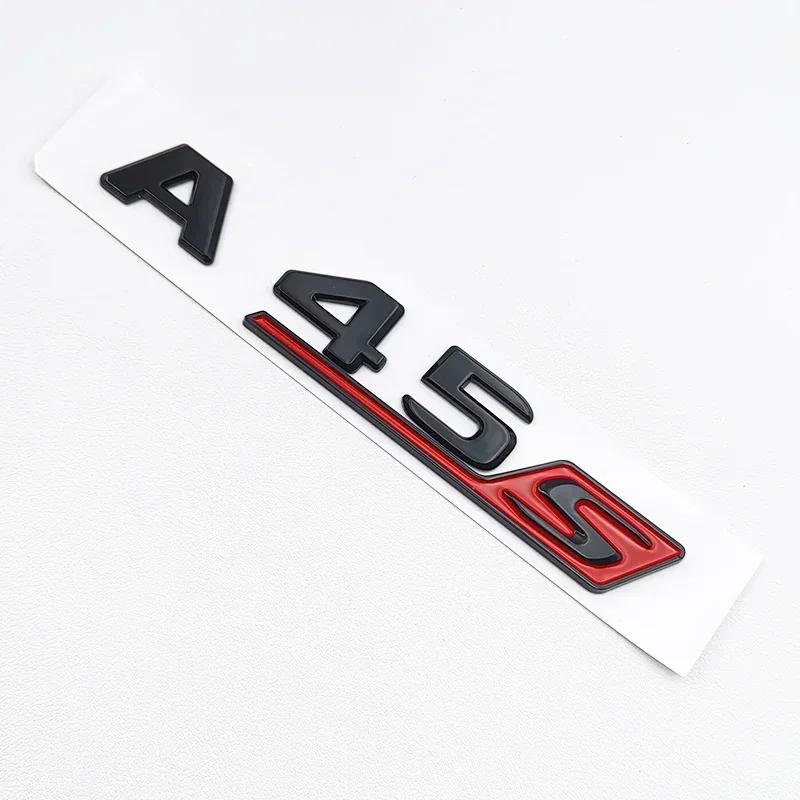 ABS A45S Logo Turbo 4MATIC Badge Car Rear Star Sticker Trunk AMG Emblem For Mercedes Benz A 45S AMG W177