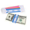 450Pcs Money Band Bundle 9 Color Self-Sealing Cash Straps Denomination Sorting Ideal for Banks Retail Hospitality