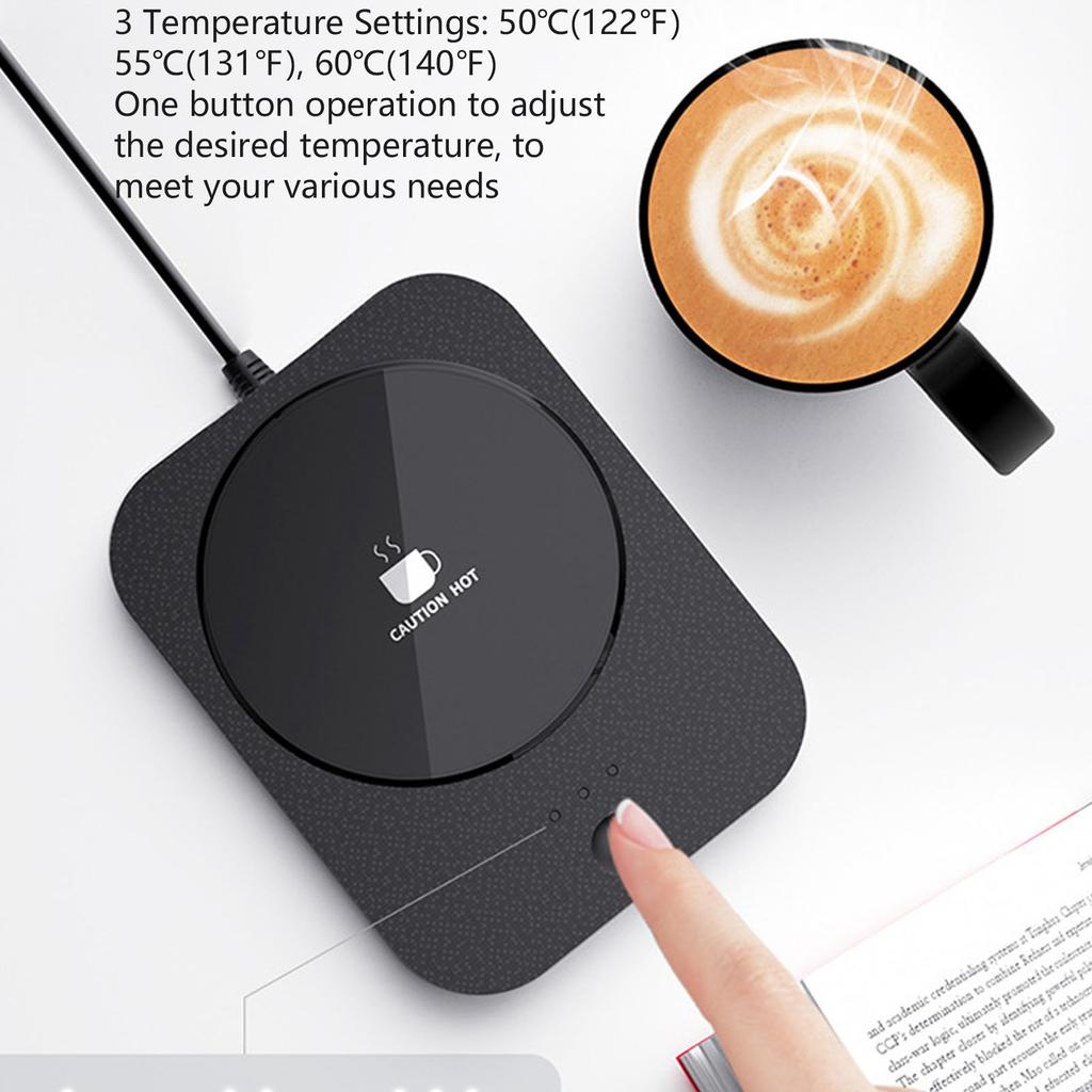 Coffee Mug Electric Warmer Intelligent 55 celsius Constant Warm USB Power Supply Beverage Warmer with Ceramic Cup for Desk 5V