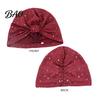 Non-strangling Headwear Turban Hat for Women, Sequined Crepe Fabric Headwrap, Ethnic Women Style Knotted Front Headwrap All Face Shapes Stable Fit