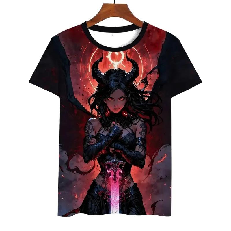 New Anime 3D Printing T-Shirts Summer Men Women Short Sleeve Round Neck T Shirt