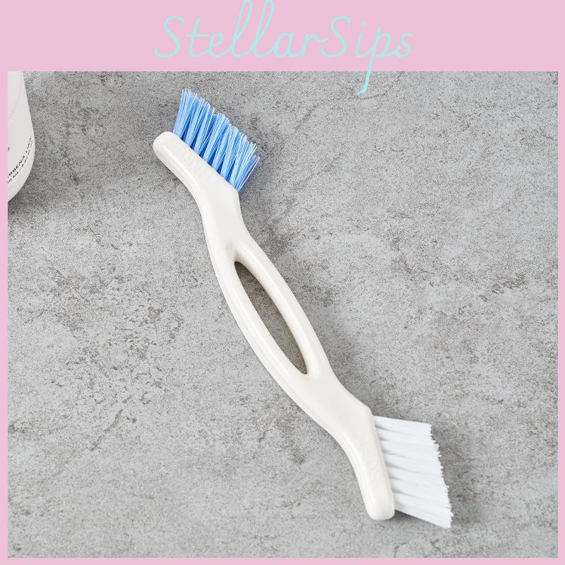 Tile Bathroom Grout Brush With Dual Head For Efficient Cleaning Maintenance Home