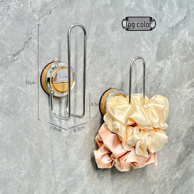 MDNG Suction Cup Wall-Mounted Hair Accessory Organizer