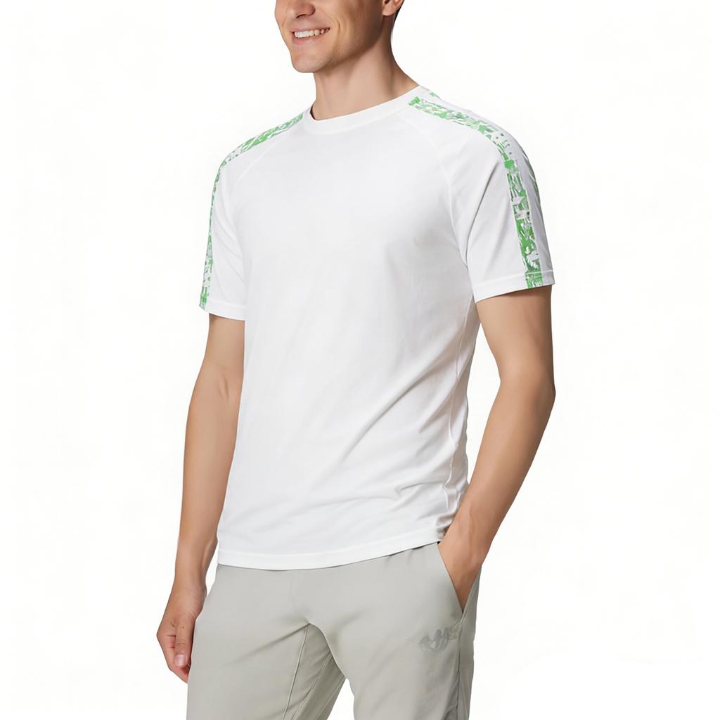 Zomer Heren Skinny IJszijde Ademend Ronde Hals Sneldrogend Kleding Casual Sport T-shirt Tops