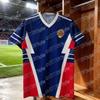 26 New Parent-child Outdoor Sports Leisure Quick Drying Breathable T-shirt Round Neck 3D Printed Football Jersey Thin T-shirt