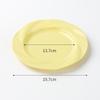 Ins Cream Style Breakfast Plate: High-Quality Round Vegetable & Dinner Plate, Imitation Porcelain, Perfect for Home and Restaurant Use