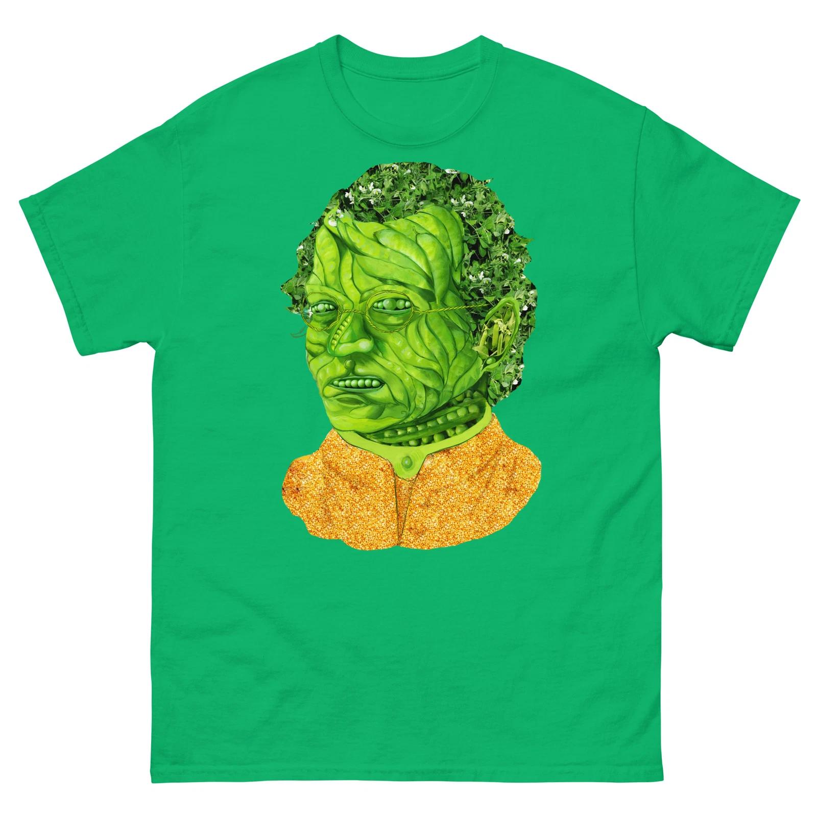 Gregor Mendel T Shirt Artwork, Father of Genetics, Psychedelic Design XL
