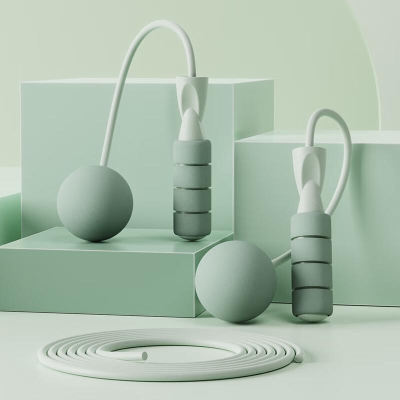 Dual-Use Weighted Cordless Jump Rope