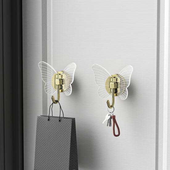 Wall Storage Hook Strong Adhesive Removeable No Mark Left Damage-free Punch-free Anti-slip Moisture-proof Waterproof Organization Hook
