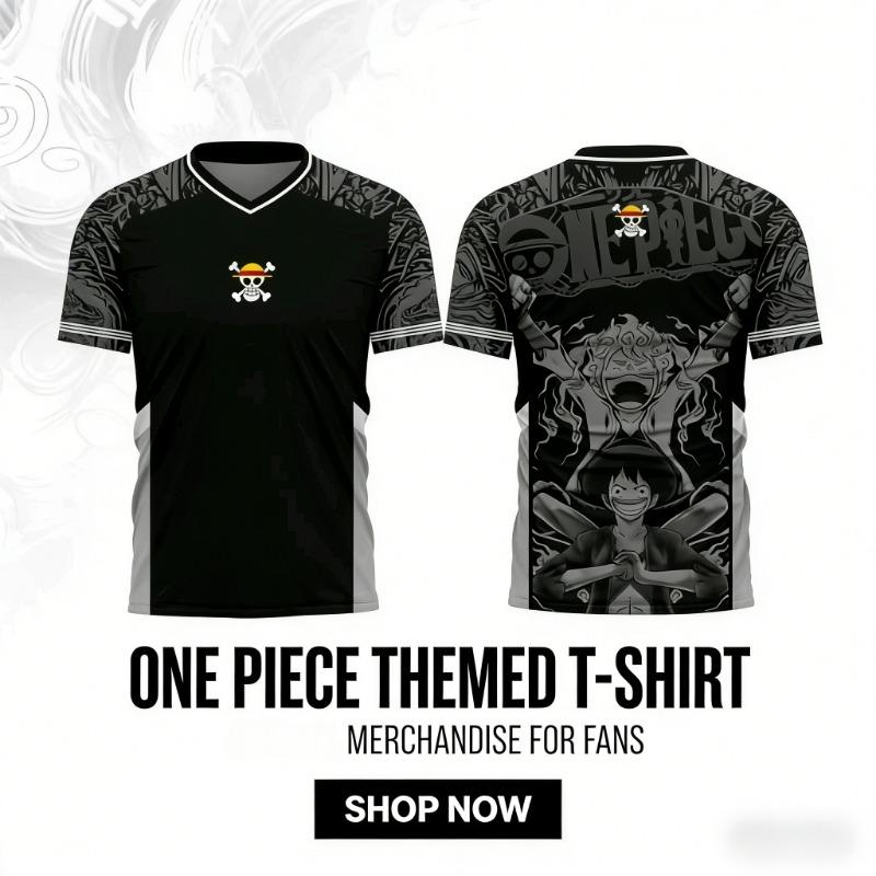 One Piece Luffy Anime Korean Style Kpop Baseball Hockey T-shirt Jersey New Fashion Streetwear Anime Daily Unisex Tops Tees