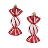 2Pcs Hanging Ornament Plastic Pendant Decoration Crafts Embellishments for Window Door Wall Christmas Tree Home Holiday