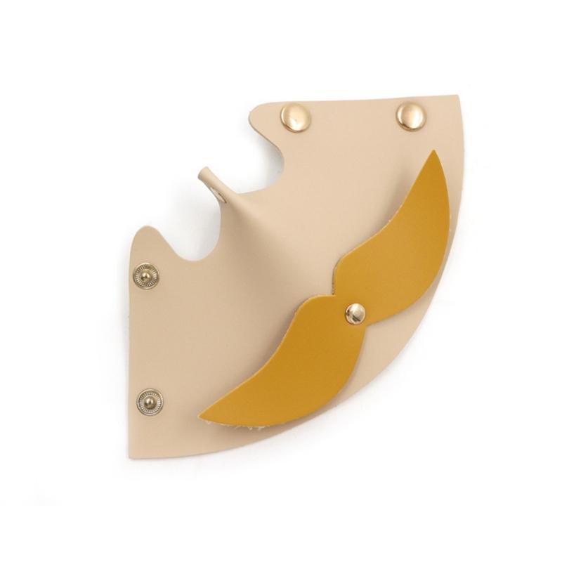 Mustache Shaped PU Leather Glasses Stand Holder For Desk Decoration Stable Support For Sunglasses Reading Glasses