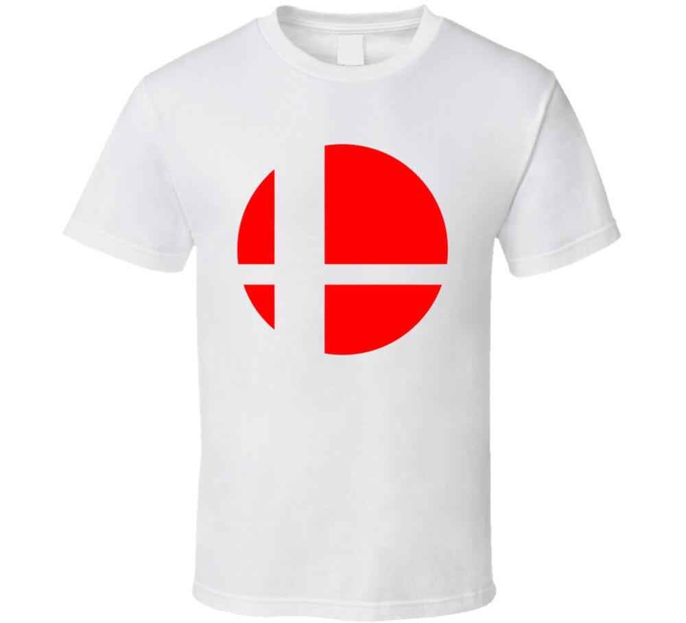Super Smash Bros Logo Red Gaming  Video Game T Shirt Unisex T-Shirt XL
