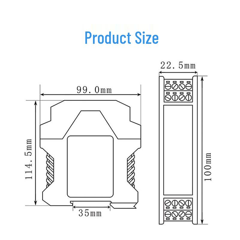 Smart 0-10V Signal Isolator & Current Converter Module