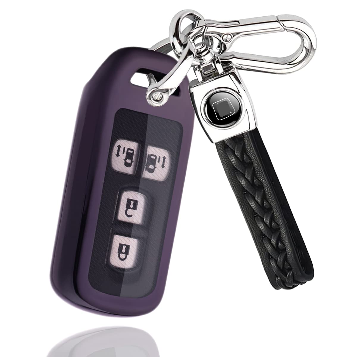 [PELKERDR] Honda N-BOX Key Case N-BOX Custom N-BOX+ Plus N чёрный