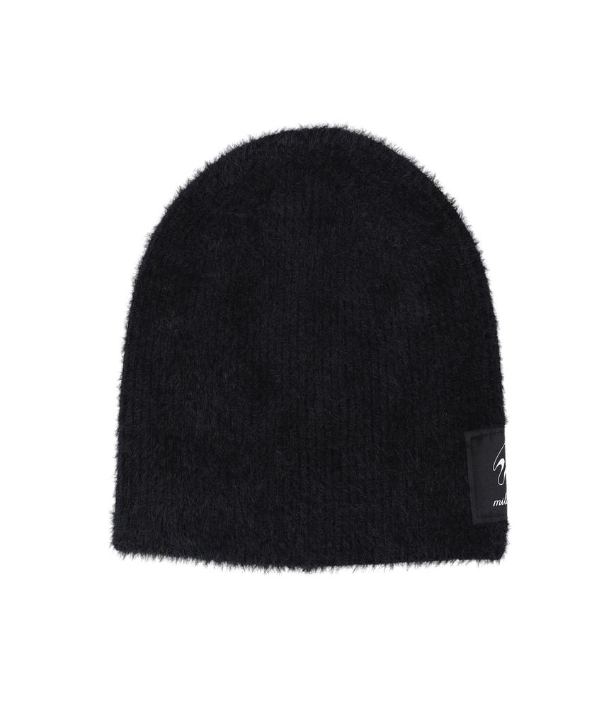 Milkeuweibeu Soft Fur Beanie [Black]