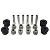 Rear Leaf Spring Shackle Bushing Sleeves Kit 620161 620160 624030 Compatible with EZGO RXV Gas and Electric Golf Carts 2008-up