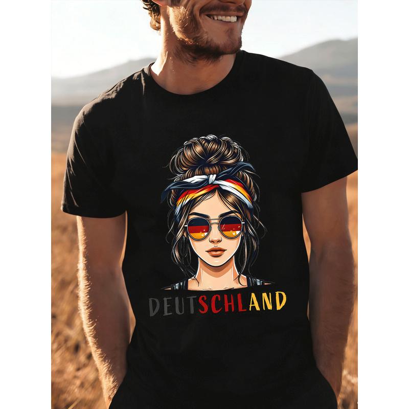 German German Germany Flag T-Shirt White for Men Women Unisex All Season Funny T-Shirt