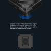 Window Cleaning Robot 2800pa Strong Suction Remote Control Smart Window Glass Cleaner for High Rise 100‑240V US Plug