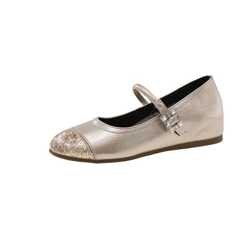 2025 New Crystal Bling Women Flats Loafers Shoes Summer Dress Shoes Elegant Woman Sandals Brand Trend Shoes