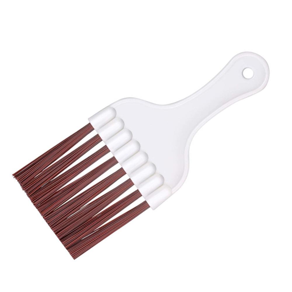 4pcs Brown Coil Cleaning Brush HVAC Grade Radiator Fin Comb Condenser Fin Brush AC Maintenance