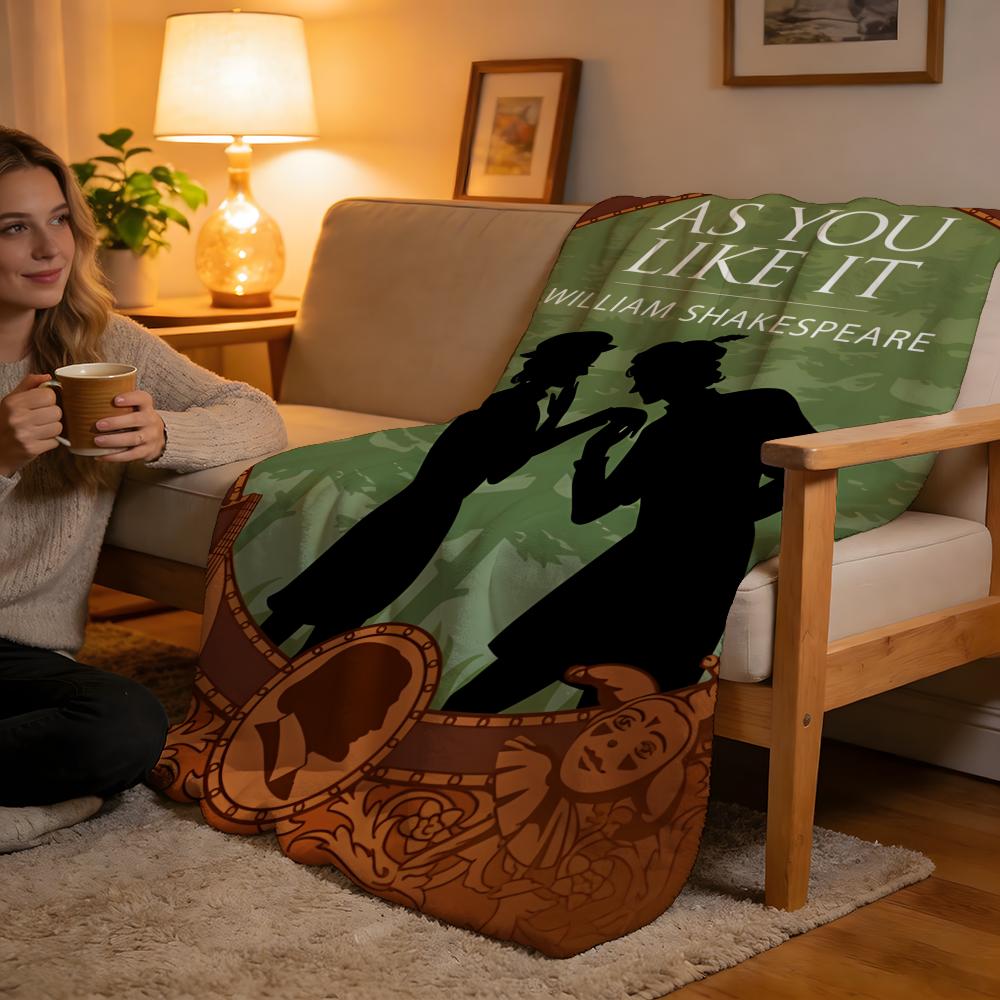 

Throw High-Density Short Plush Blanket For Sofa Nap Air-Conditioned Room Soft Skin-Friendly The Wild Robot 75x90cm